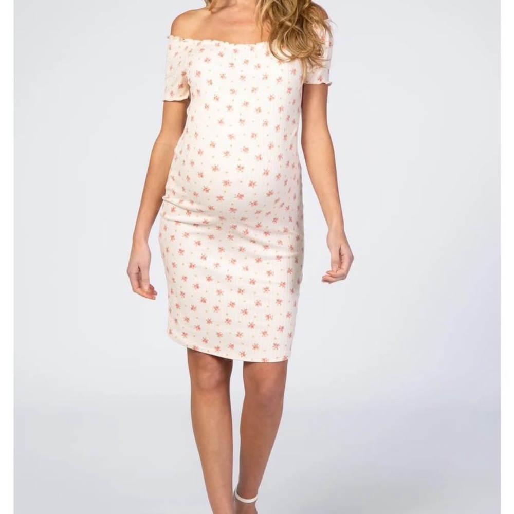 NWOT Pinkblush Floral Ruffle Dress